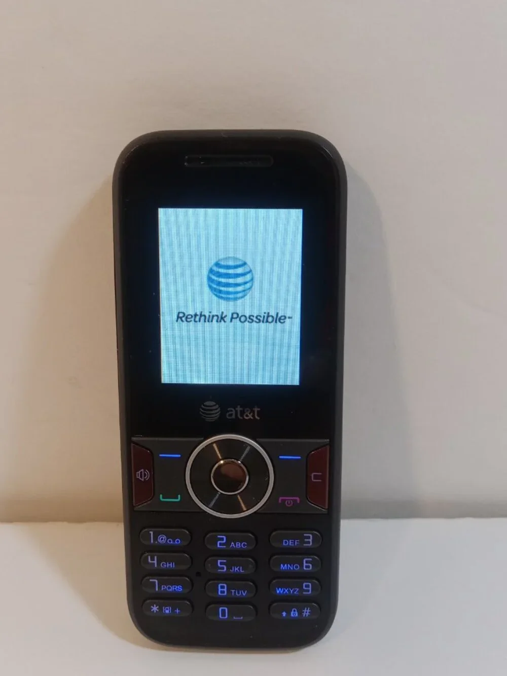 AT&T Cell Phone Huawei U2800A Prepaid Go Phone Black Bar Style 64GB SIM Card